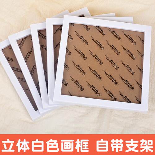 透明可摆放书桌床头柜木质框