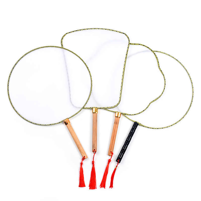 团扇diy材料包宫廷扇圆扇空白手工儿童diy手绘幼儿园涂鸦绘画扇子,居家日用,扇子,淘宝优惠券,粉丝福利购,淘宝优惠卷