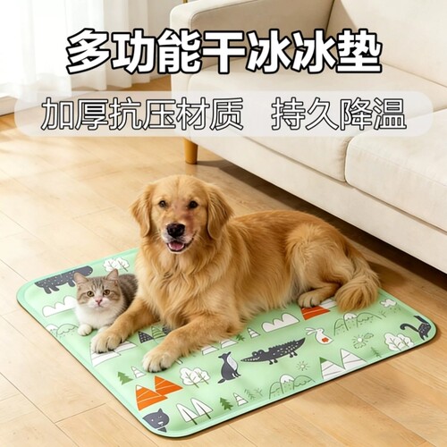 夏季多功能宠物冰垫猫狗降温散热神器垫加厚防抓防水注水凉席垫子