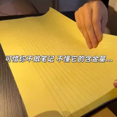 A3试卷刷题本思维导图草稿纸横线易撕考研学生本拍纸本大尺寸笔记