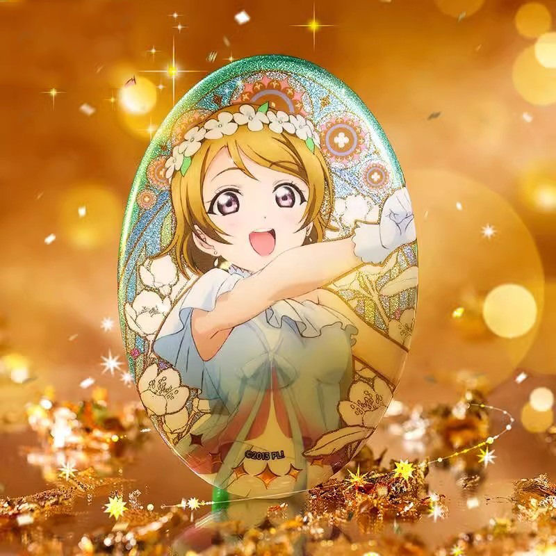 原谷动漫正版授权LoveLive繁花系列椭圆形徽章盲袋吧唧谷子周边