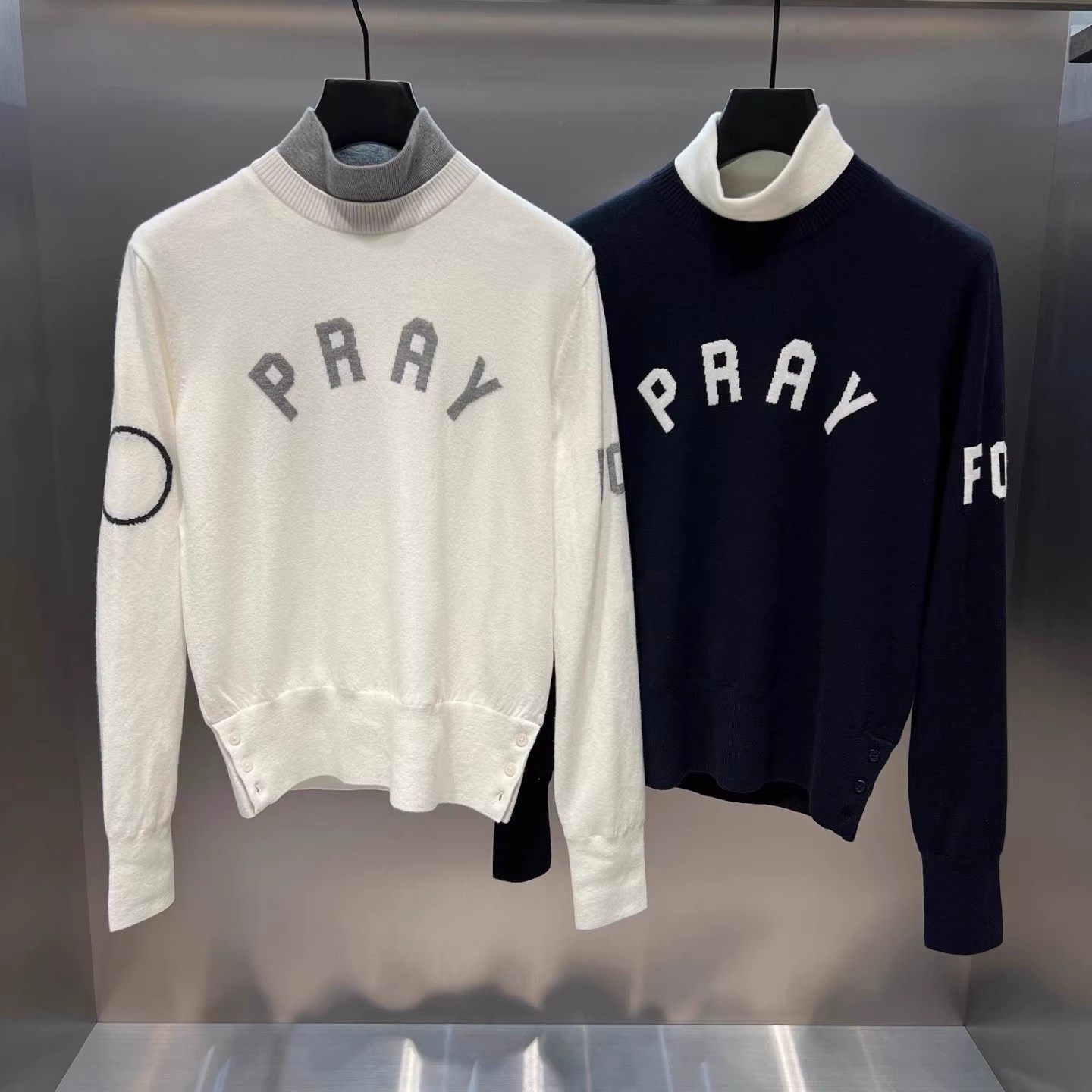 韩国原单高尔夫女士立领拼色字母针织衫运动保暖透气修身长袖上衣,运动/瑜伽/健身/球迷用品,高尔夫上装,淘宝优惠券,粉丝福利购,淘宝优惠卷