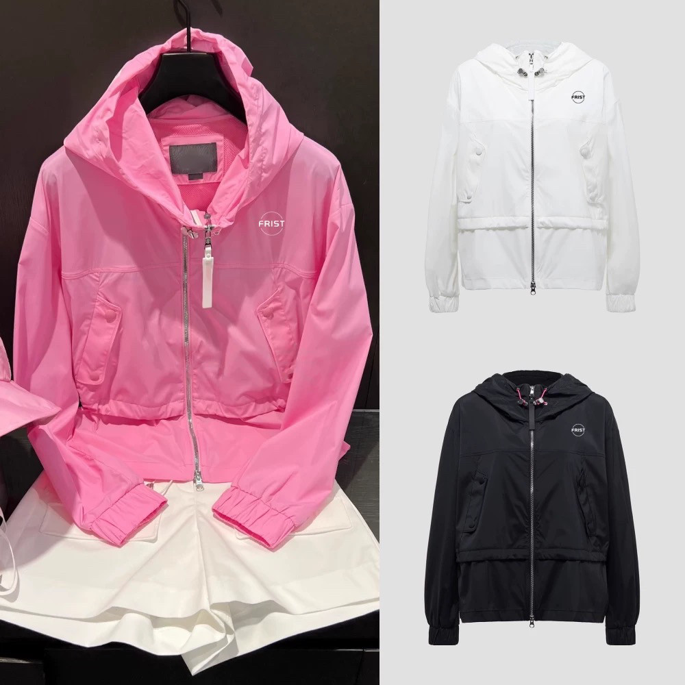 高尔夫女士外套球服夏季薄款防晒衣时尚连帽修身显瘦运动长袖外套
