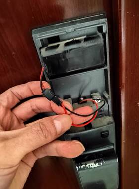 适用忠恒 ZNS-01电池智能锁电池 可定制维修改装7.4V  充电器配件