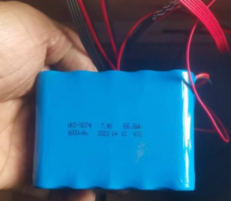 广场舞音响音箱 HKD-9074电池 18650 7.4V 9000mAh 10节 双层电池