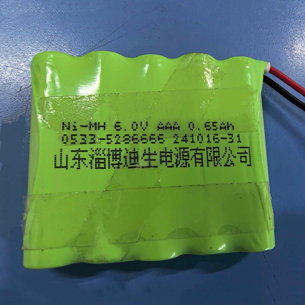 全新Ni-MH 6.0V AAA  0.65Ah 山东淄博迪生电源有限公司 充电电池