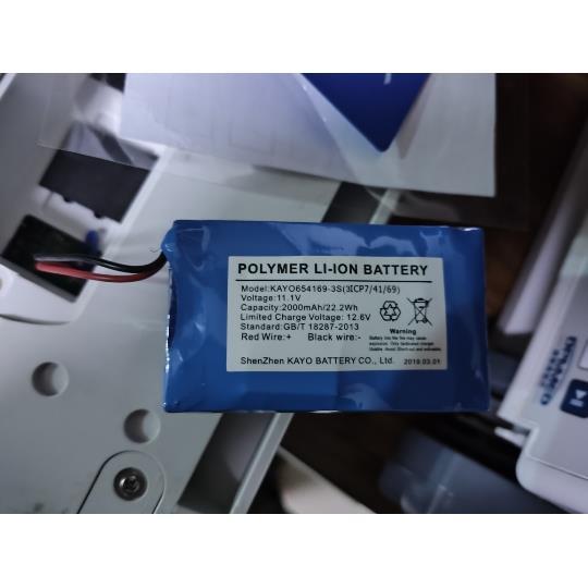 适用长沙迪普美DPfusion SP1注射泵电池11.1V 2000mAh充电锂电池