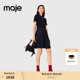 末6折Maje2025秋冬新款 女装 法式 季 POLO领短款 百褶假两件连衣裙