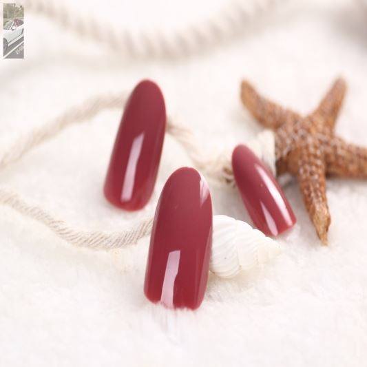 光亮显白 深色豆沙粉圆头 中长款美甲甲片 纯色假指甲 AL176,彩妆/香水/美妆工具,美甲工具,淘宝优惠券,粉丝福利购,淘宝优惠卷