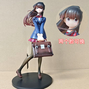 古见同学有交流障碍症动漫美少女古见硝子手办制服二次元模型摆件