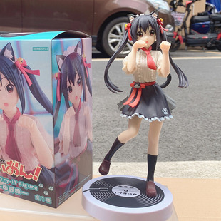 轻音少女 Trio-Try-iT珍藏人偶 中野梓手办 猫耳梓喵国产景品摆件