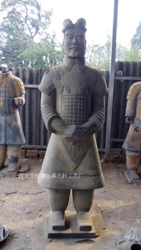 兵马俑工厂自营190cm将军俑 特色工艺品家居酒店园林摆设装饰出口