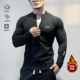 健身外套男秋冬宽松弹力修身 跑步立领卫衣训练运动服 透气速干长袖