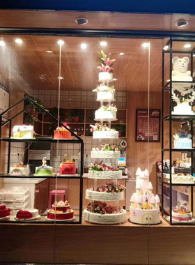 高层婚庆翻糖蛋糕店开业假体生日模具仿真蛋糕模型橱窗样品定制