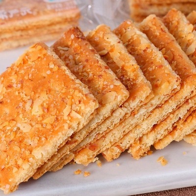 杏仁酥饼干酥脆可口追剧核桃腰果休闲娱乐宿舍追剧独立包装饼干