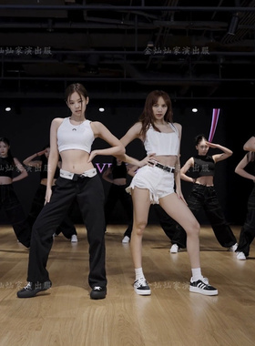 blackpink Pink Venom同款女团打歌服爵士JAZZ街舞台表演出服套装