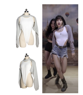 blackpink女团lisa同款性感爵士舞韩舞JAZZ街舞表演出服打歌套装