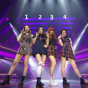 blackpink韩国女团同款衣韩舞台套装爵士表演出打歌服成人裙年会