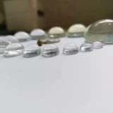 Прозрачная стеклянная круглая наклейка, кукла, аксессуар, бусины, «сделай сам», с драгоценным камнем