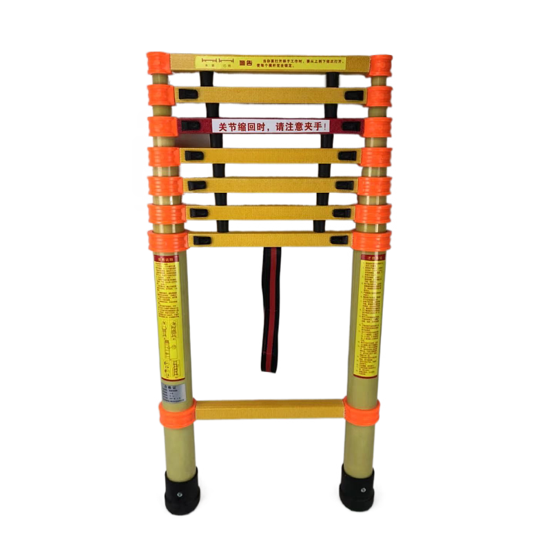 绝缘梯鱼竿梯伸缩梯玻璃钢电工用折叠人字梯竹节梯升降电力电工梯