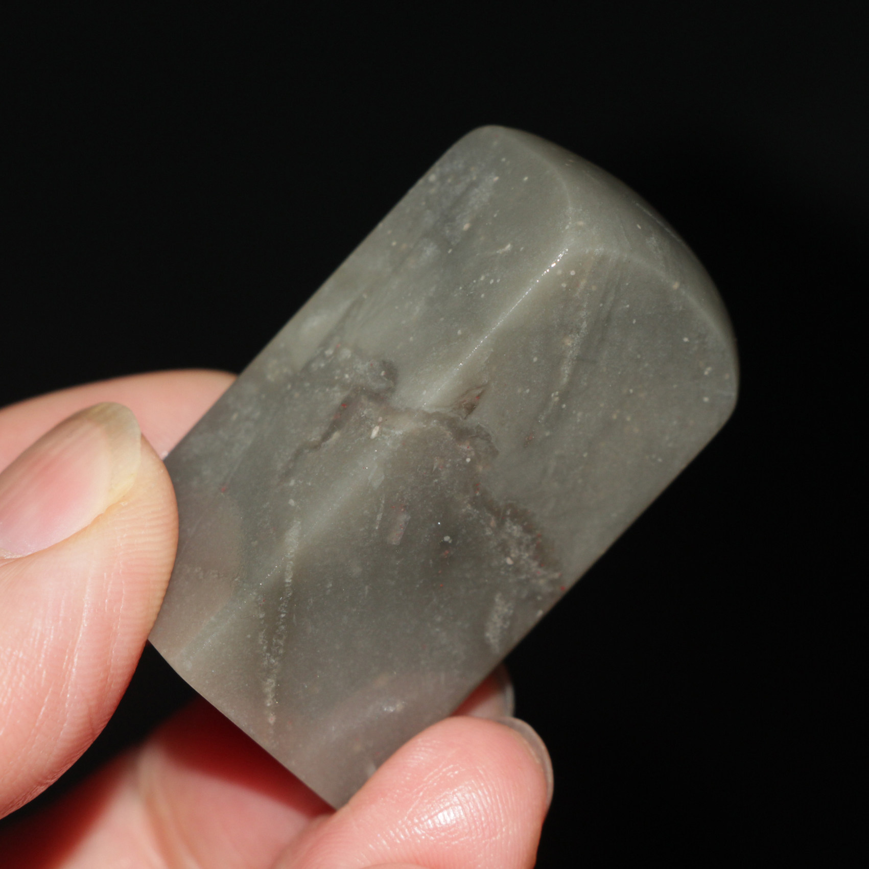 书画落款印章中国四大名石昌化石牛角冻学生用文房用品天然玉石料