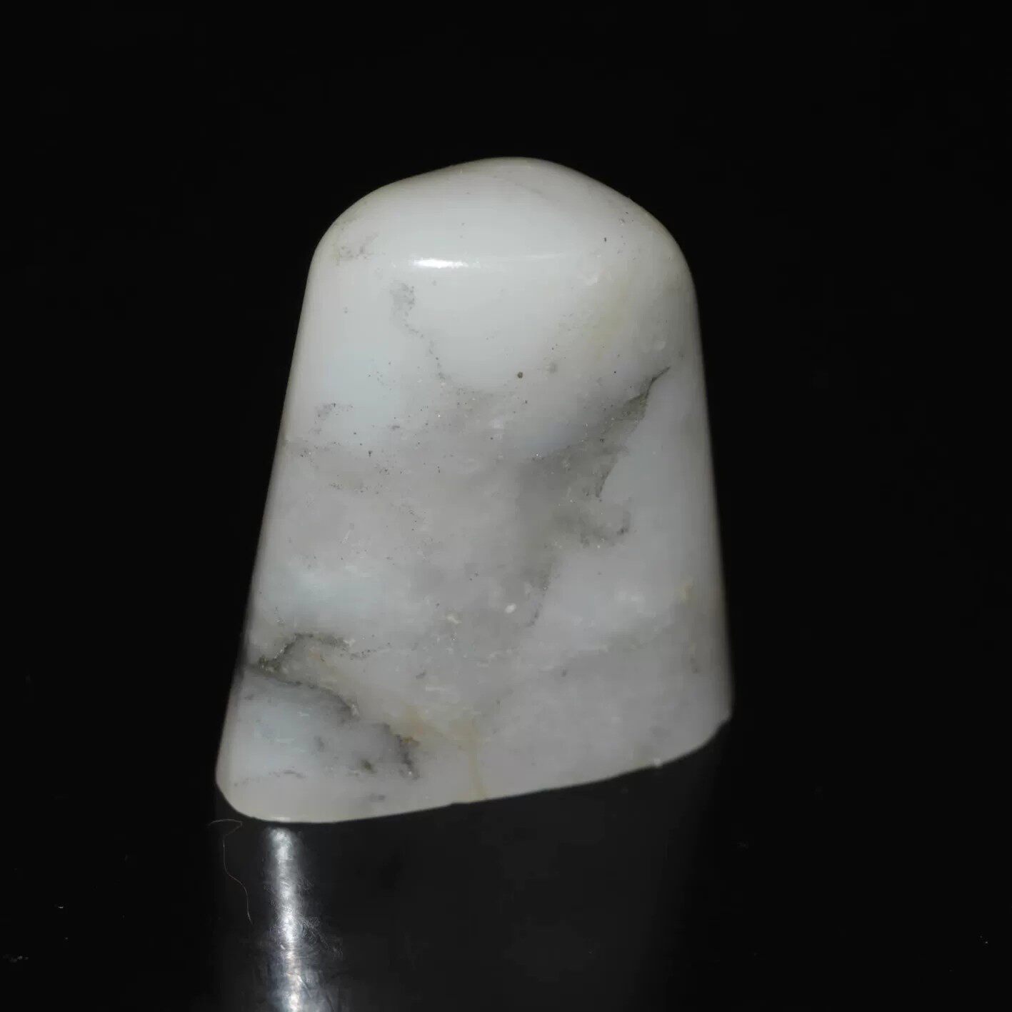 寿山石水坑冻印章老料温润细腻1.5&times;3.5&times;4厘米书画印章闲章石料