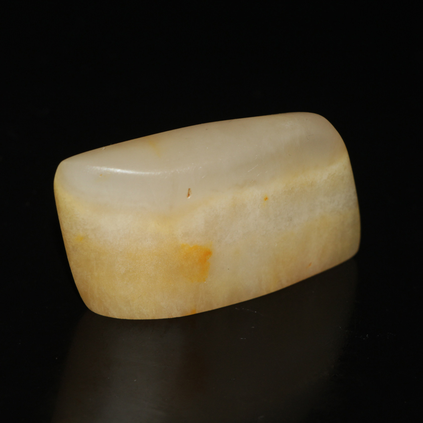 2.1厘米方章寿山石水坑姓名章鲎箕冻随形章一物一拍天然石材印章