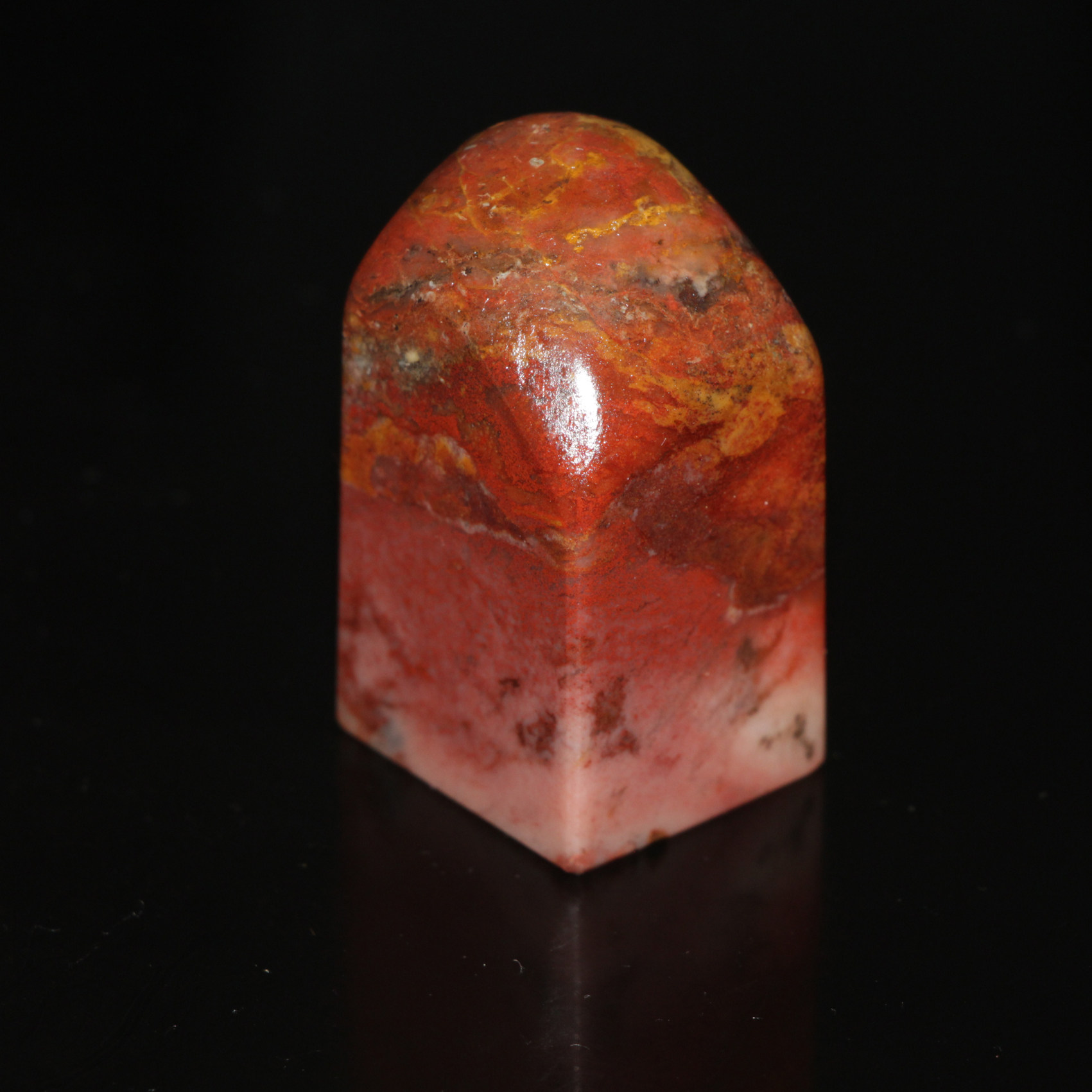 朱砂冻印章正宗寿山石品种中国名石今古堂老料回流新款书画印章料