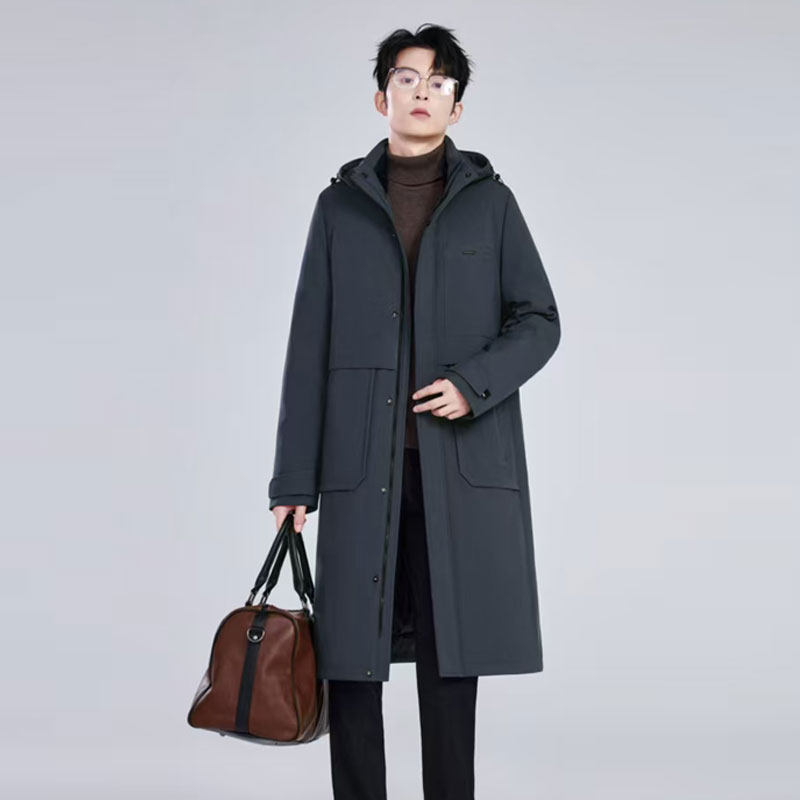 长款羽绒服九成品男冬季新款衣壳