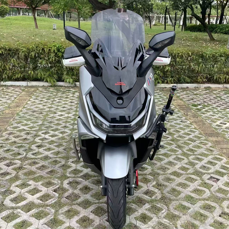 改装NS150GX后视镜前移挡风玻璃