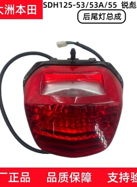 原厂新大洲本田摩托车CB125锐彪SDH125-53/53A/55锐彪后尾灯组合