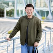 爷爷装 爸爸装 宽松加绒加厚外套 抓绒卫衣运动休闲男装 中老年春秋款