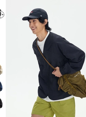 UNDREST春秋季新款日系复古机能风开衫外套男女同款宽松夹克WT25