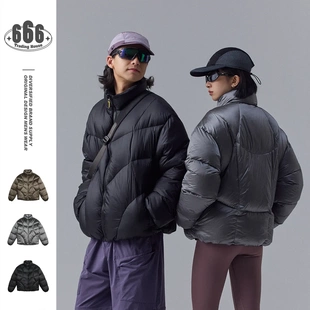 Shibuya 90绒羽绒服男女情侣面包服防水外套Y5275 Element保暖冬季