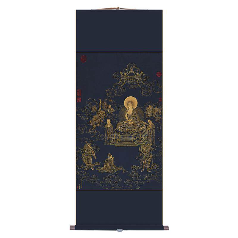 无量寿佛 取暖挂画 远红外发热画 艺术客厅装饰画创意礼物