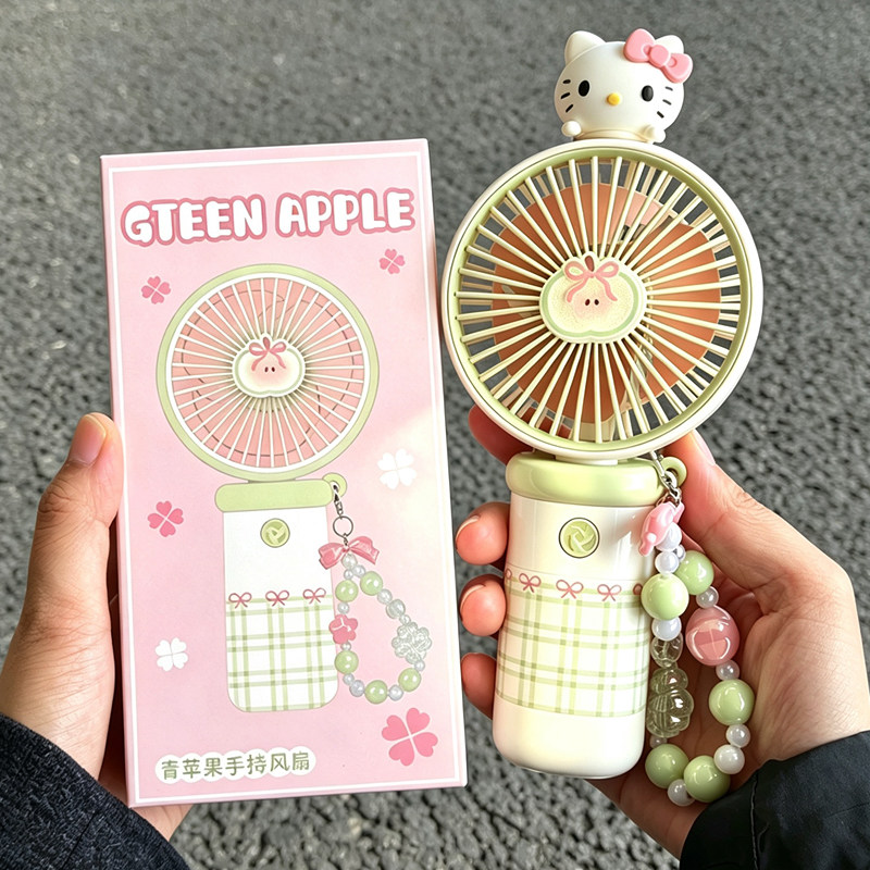 少女心女生可爱usb充电风扇学生户外运动专用外出便携手持小风扇