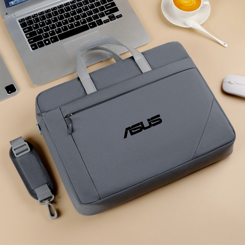 适用于ASUS华硕无畏16/15笔记本16英寸VivoBook 15X电脑包Pro14防震单肩包手提灵耀14防水斜跨袋14寸背包