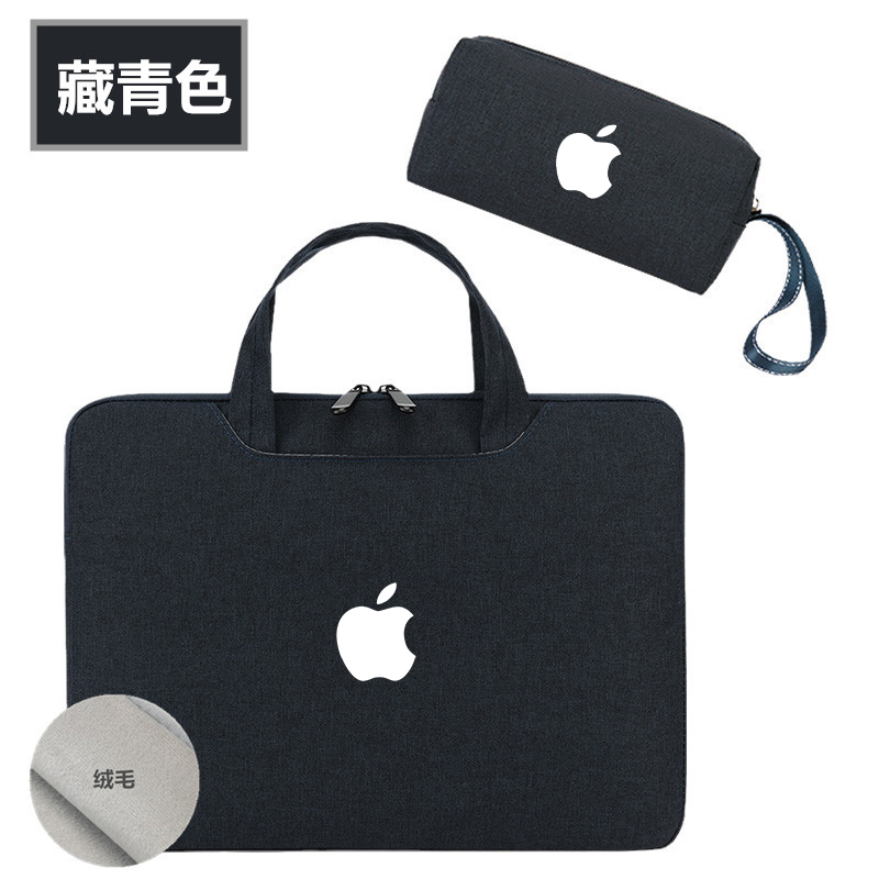适用苹果MacBook Air 13.6英寸电脑包M4 M3笔记本Pro16/14手防水提包13.3英寸