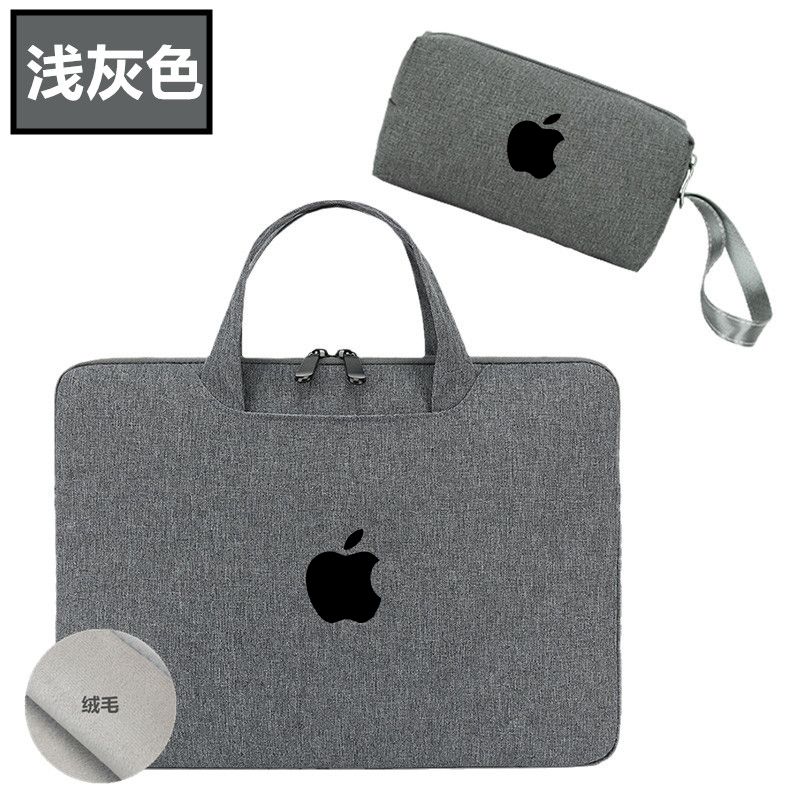 适用苹果MacBook Air 13.6英寸电脑包M4 M3笔记本Pro16/14手防水提包13.3英寸