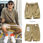 短裤 男士 夏季 余文乐工装 阿美咔叽休闲宽松潮流潮牌设计感五分裤 潮