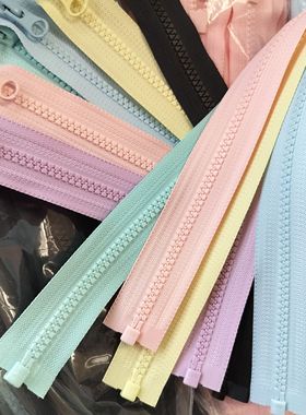 YKK5号树脂拉链 80cm 精品单头开尾拉锁可定制满29包邮