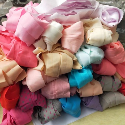 弹力包边条糖果色袖口内裤包边