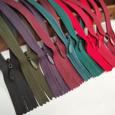 SAB5号布边隐形拉链 冬装连衣裙毛呢裙 加宽加厚满29包邮734