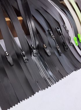 ykk/SAB/th 3号5号黑色防水闭尾拉链 防风口袋拉锁 满29包邮