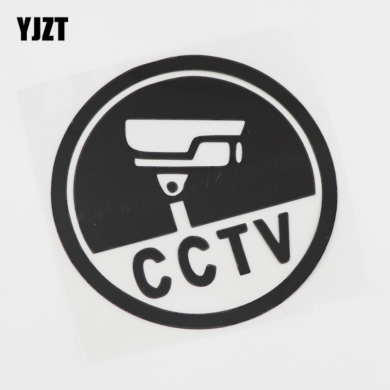 YJZT警示汽车贴纸 CCTV监控个性创意车贴 HY3219