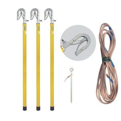 户外小双舌高压接地棒 10KV接地线 J T-1201T