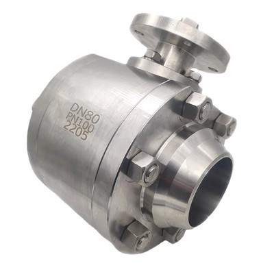 2205双相钢不锈钢三片式对焊螺纹焊接球阀2507 904L DN15 20 25