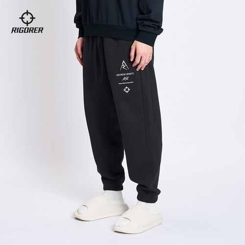 准者运动裤男美式卫裤