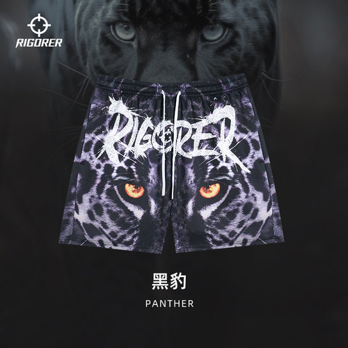 速干短裤黑豹老虎五分裤准者