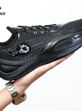 准者男鞋休闲鞋网面鞋黑色潮流AR1百搭篮球鞋低帮舒适情侣运动鞋